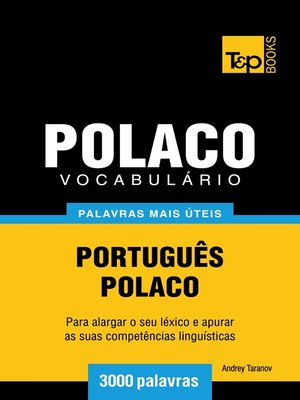 cover image of Vocabulário Português-Polaco